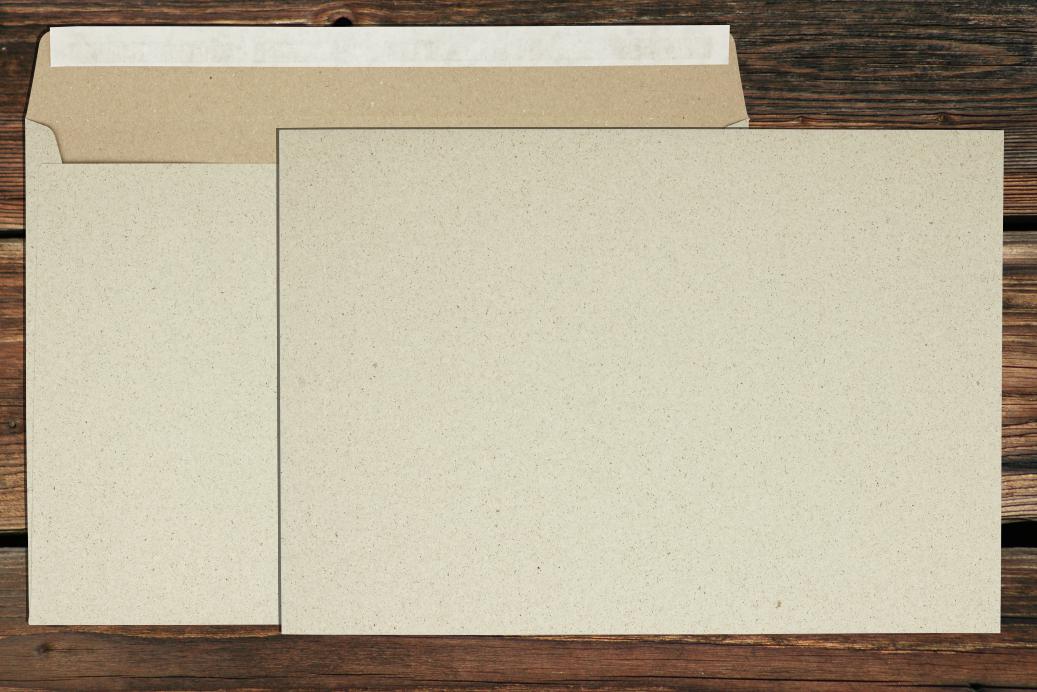 Briefhüllen C4 229x324 mm Haftklebend Recycling Graspapier 120 g/qm